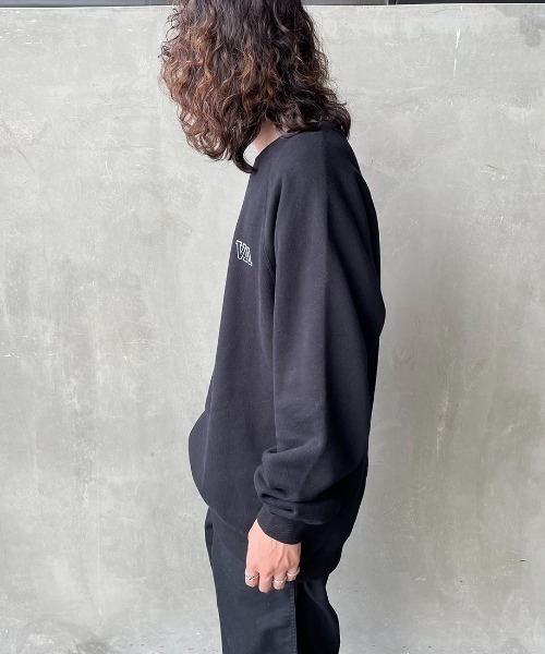 RVCA（ルーカ）の「[RVCA/ルーカ] HAMPTON バックロゴプリントクルーネックスウェット（スウェット・レディース・ホワイト/ブラック/ライトグリーン・S/M/L）」の5枚目の写真