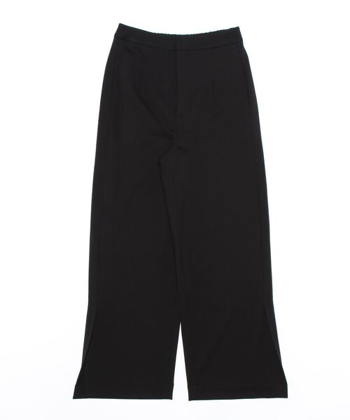 ReNorm（リノーム）の「【SET UP対応】スリットパンツ（スラックス・レディース・グレー/ブラック・S/M）」の3枚目の写真
