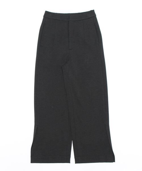 ReNorm（リノーム）の「【SET UP対応】スリットパンツ（スラックス・レディース・グレー/ブラック・S/M）」の4枚目の写真