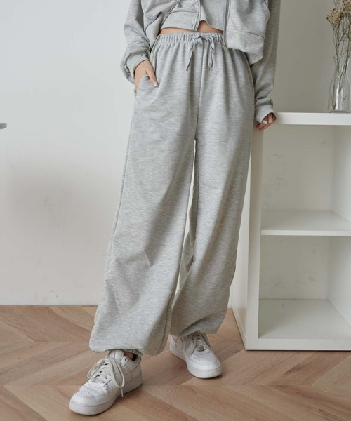 WEGO（ウィゴー）の「WEGO/【WEB限定 3点セット】スウェットセットアップ（ルームウェア/パジャマ・レディース・ライトグレー/ブラック・FREE）」の17枚目の写真