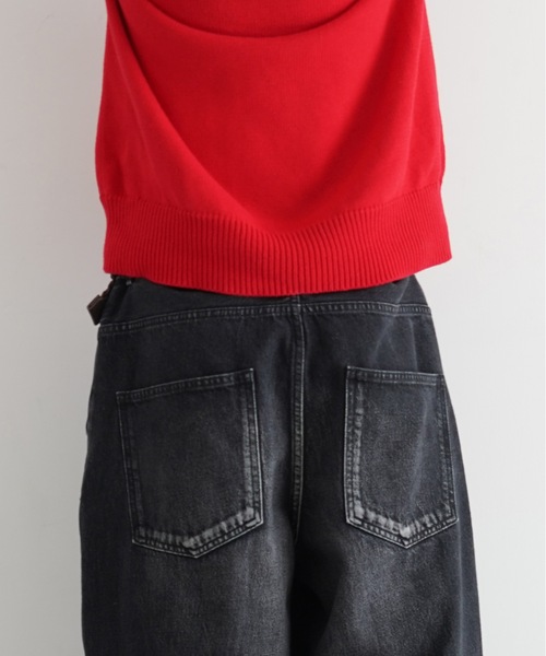 order(オーダー)の「order loose denim pants used(デニムパンツ・メンズ・ライトインディゴブルー/ブラック・XS/S/M/L/XL/XXS)」の7枚目の写真