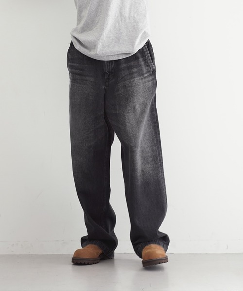order(オーダー)の「order loose denim pants used(デニムパンツ・メンズ・ライトインディゴブルー/ブラック・XS/S/M/L/XL/XXS)」の5枚目の写真