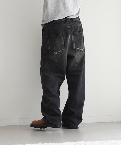 order(オーダー)の「order loose denim pants used(デニムパンツ・メンズ・ライトインディゴブルー/ブラック・XS/S/M/L/XL/XXS)」の6枚目の写真