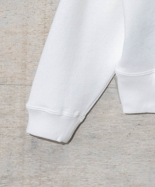 JOHN'S CLOSET（ジョンズクローゼット）の「【50】裏起毛 USAコットン クルーネック ビッグスウェット（スウェット・メンズ・ベージュ/グリーン/ブラウン/ブラック/チャコールグレー/ホワイト/ダークブルー/杢グレー・MEDIUM/LARGE）」の10枚目の写真