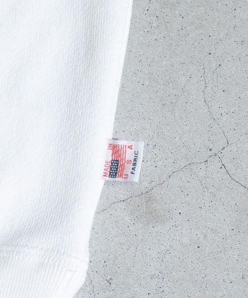 JOHN'S CLOSET（ジョンズクローゼット）の「【50】裏起毛 USAコットン クルーネック ビッグスウェット（スウェット・メンズ・ベージュ/グリーン/ブラウン/ブラック/チャコールグレー/ホワイト/ダークブルー/杢グレー・MEDIUM/LARGE）」の11枚目の写真