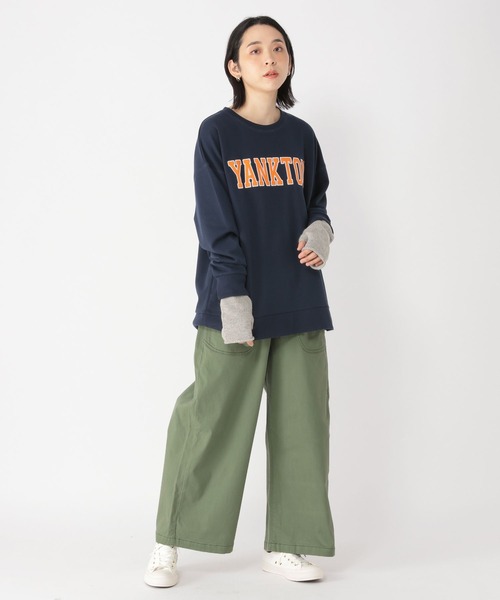 studio CLIP（スタディオクリップ）の「エッグポケットワイドパンツ（その他パンツ・レディース・アイボリー/ライトグリーン/マスタード・LARGE/MEDIUM）」の6枚目の写真