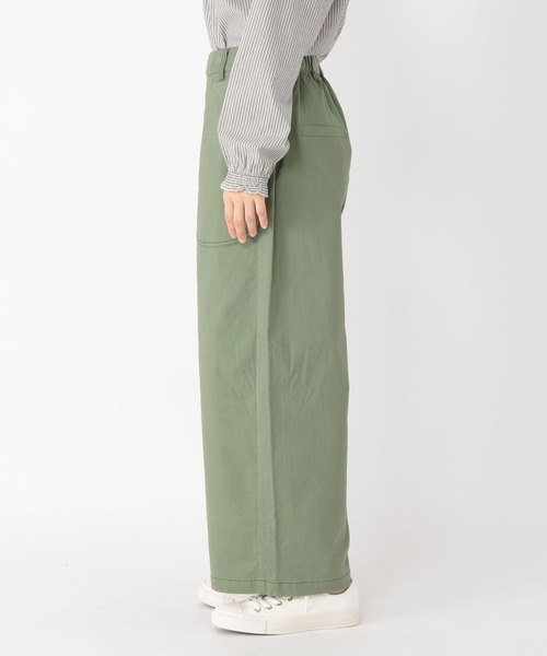 studio CLIP（スタディオクリップ）の「エッグポケットワイドパンツ（その他パンツ・レディース・アイボリー/ライトグリーン/マスタード・LARGE/MEDIUM）」の9枚目の写真