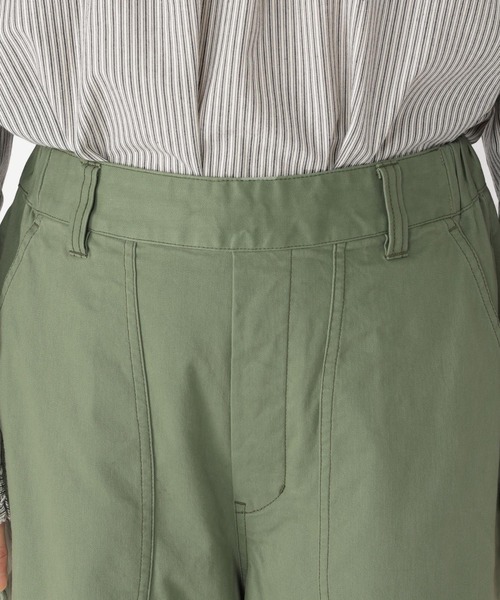 studio CLIP（スタディオクリップ）の「エッグポケットワイドパンツ（その他パンツ・レディース・アイボリー/ライトグリーン/マスタード・LARGE/MEDIUM）」の11枚目の写真