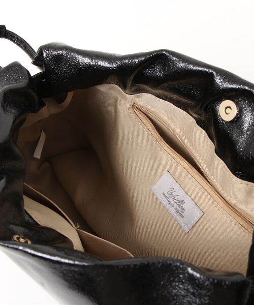 N.（N. Natural Beauty Basic）（エヌエヌナチュラルビューティーベーシック）の「ドロストクラッチショルダーバッグ（トートバッグ・レディース・シルバー/ブラック・ﾌﾘ-）」の5枚目の写真