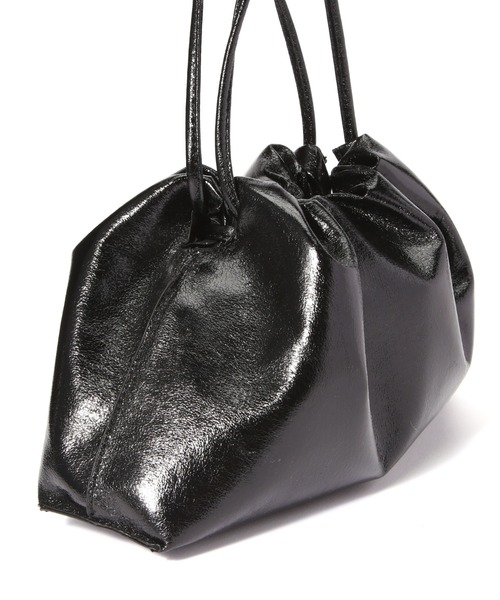 N.（N. Natural Beauty Basic）（エヌエヌナチュラルビューティーベーシック）の「ドロストクラッチショルダーバッグ（トートバッグ・レディース・シルバー/ブラック・ﾌﾘ-）」の7枚目の写真