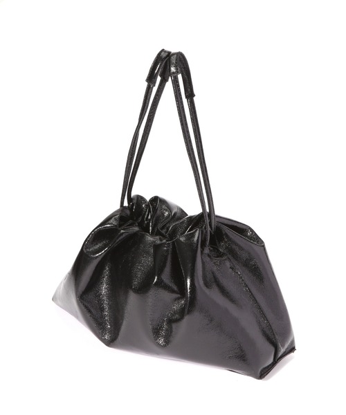 N.（N. Natural Beauty Basic）（エヌエヌナチュラルビューティーベーシック）の「ドロストクラッチショルダーバッグ（トートバッグ・レディース・シルバー/ブラック・ﾌﾘ-）」の10枚目の写真