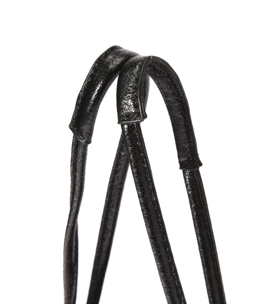 N.（N. Natural Beauty Basic）（エヌエヌナチュラルビューティーベーシック）の「ドロストクラッチショルダーバッグ（トートバッグ・レディース・シルバー/ブラック・ﾌﾘ-）」の11枚目の写真