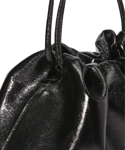 N.（N. Natural Beauty Basic）（エヌエヌナチュラルビューティーベーシック）の「ドロストクラッチショルダーバッグ（トートバッグ・レディース・シルバー/ブラック・ﾌﾘ-）」の12枚目の写真