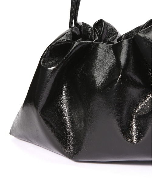 N.（N. Natural Beauty Basic）（エヌエヌナチュラルビューティーベーシック）の「ドロストクラッチショルダーバッグ（トートバッグ・レディース・シルバー/ブラック・ﾌﾘ-）」の13枚目の写真