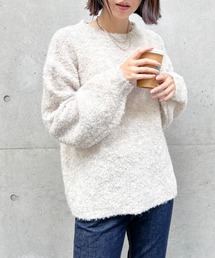 Meli rich | ループヤーンオーバーサイズニット(ニット/セーター)