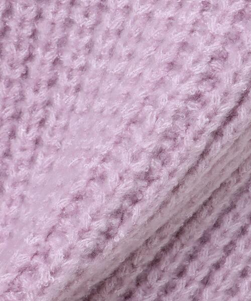 INGNI(イング)の「もちもち畦ルーズカーディガン(カーディガン/ボレロ・レディース・アイボリー/ブルー/パープル・M)」の7枚目の写真