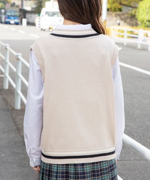 Honeys（ハニーズ）の「ライン入りベスト（ベスト）」 - WEAR