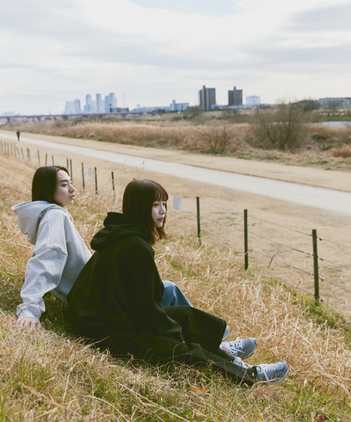 flaner（フラネ）の「Loose tuck denim pants/ルーズタックデニムパンツ（デニムパンツ・レディース・サックスブルー/ブラック・SMALL/MEDIUM/LARGE）」の9枚目の写真