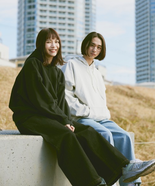 flaner（フラネ）の「Loose tuck denim pants/ルーズタックデニムパンツ（デニムパンツ・レディース・サックスブルー/ブラック・SMALL/MEDIUM/LARGE）」の20枚目の写真