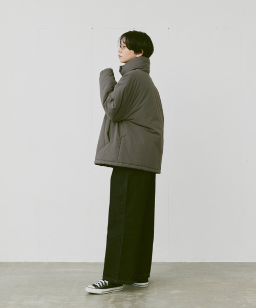 flaner（フラネ）の「Loose tuck denim pants/ルーズタックデニムパンツ（デニムパンツ・レディース・サックスブルー/ブラック・SMALL/MEDIUM/LARGE）」の12枚目の写真