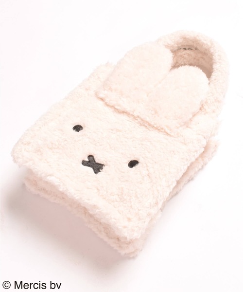 POPPINS(ポピンズ)の「【Miffy(ミッフィー)】ボアハンドバッグ(POPPINS)(ハンドバッグ・レディース・ベージュ/ブラック/オフホワイト・FREE)」の5枚目の写真