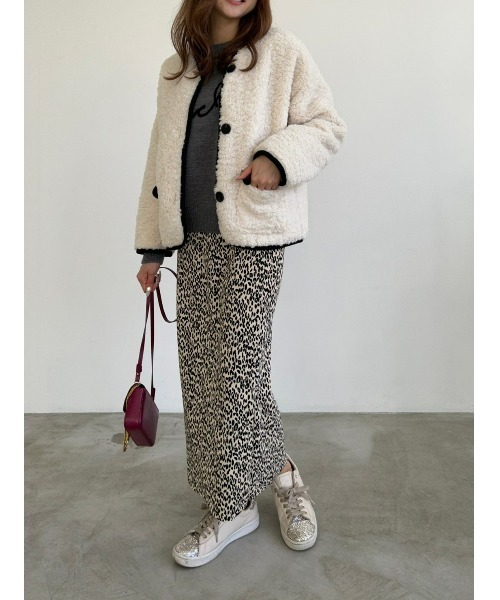deicy デイシー エコファーショートコート ボアコート ボアジャケット COAT COLLECTION