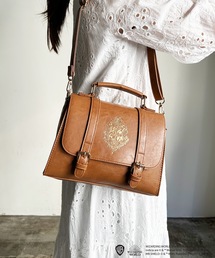 FLAPPER（フラッパー）の「FLAPPER フラッパー:HarryPotter ハリー・ポッター /  ホグワーツエンブレム ロゴ 3WAY ミニサッチェルバッグ（バックパック/リュック）」