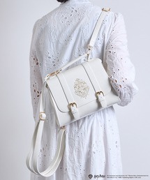 FLAPPER（フラッパー）の「FLAPPER フラッパー:HarryPotter ハリー・ポッター /  ホグワーツエンブレム ロゴ 3WAY ミニサッチェルバッグ（バックパック/リュック）」