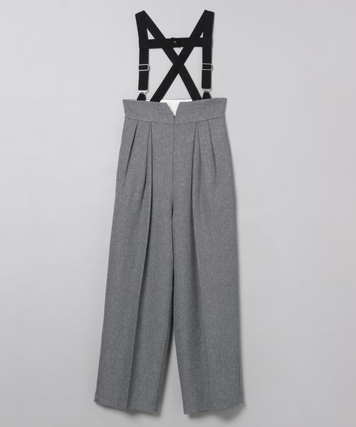 JEANASIS（ジーナシス）の「サスツキワイドパンツ/180647（その他パンツ・レディース・グレー/ブラック・SMALL/MEDIUM）」の2枚目の写真