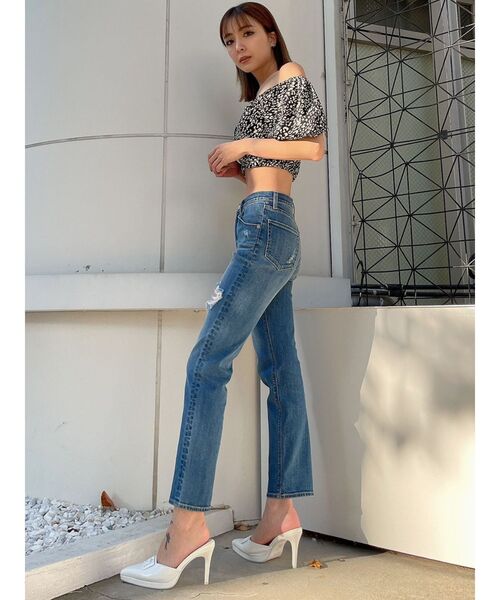 GYDA（ジェイダ）の「レオパードコルセット オフショルブラウス（シャツ/ブラウス・レディース・ブラック/アイボリー・FREE）」の7枚目の写真