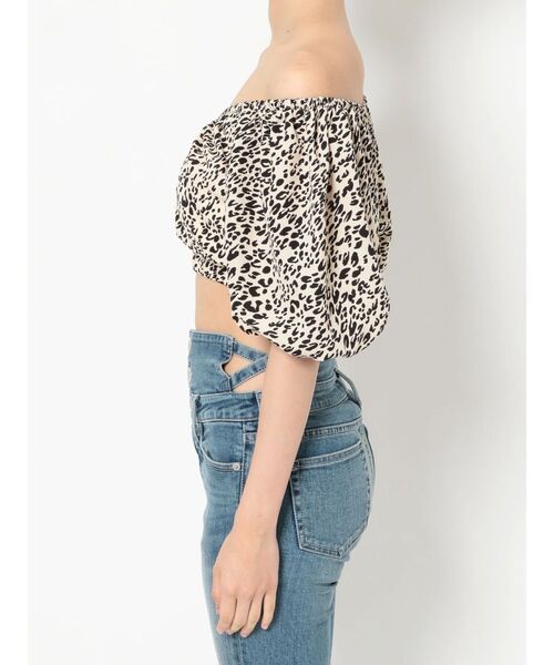 GYDA（ジェイダ）の「レオパードコルセット オフショルブラウス（シャツ/ブラウス・レディース・ブラック/アイボリー・FREE）」の13枚目の写真