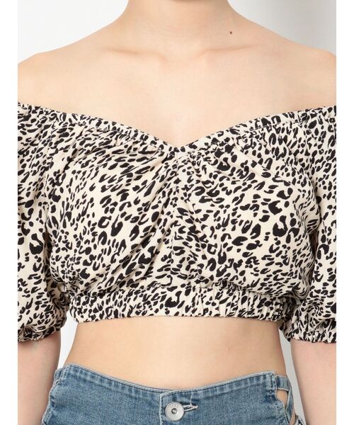 GYDA（ジェイダ）の「レオパードコルセット オフショルブラウス（シャツ/ブラウス・レディース・ブラック/アイボリー・FREE）」の15枚目の写真