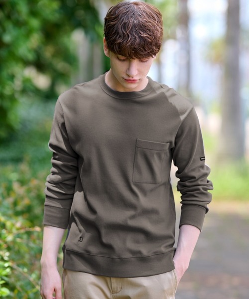 DRESSTERIOR（ドレステリア）の「【Safari12月号掲載】エクスクルーシブフライスロングTシャツ（Tシャツ/カットソー・メンズ・グリーン/ホワイト/グレー/ブラック/ネイビー/ダークグリーン/ブルー/オリーブ・92/90/94/91）」の5枚目の写真