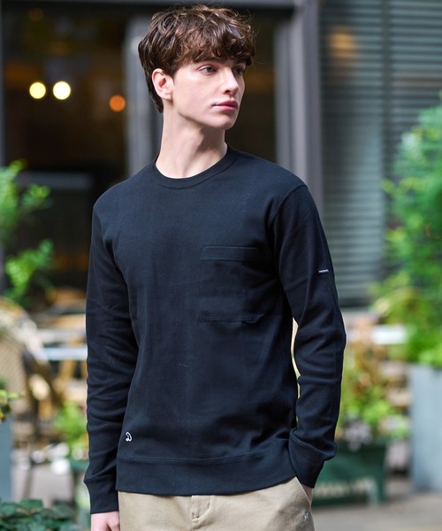 DRESSTERIOR（ドレステリア）の「【Safari12月号掲載】エクスクルーシブフライスロングTシャツ（Tシャツ/カットソー・メンズ・グリーン/ホワイト/グレー/ブラック/ネイビー/ダークグリーン/ブルー/オリーブ・92/90/94/91）」の2枚目の写真