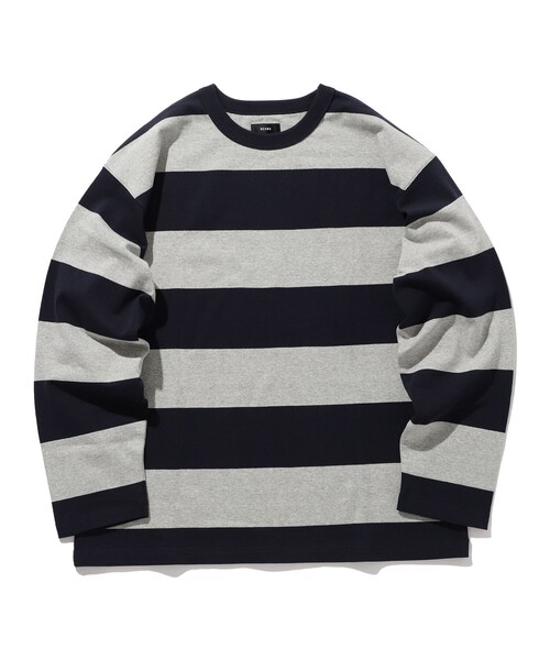 BEAMS（ビームス）の「BEAMS / 3.5インチ ボーダー Tシャツ（Tシャツ/カットソー・メンズ・ブラック/ブラウン/ネイビー・S/M/L/XL）」の16枚目の写真