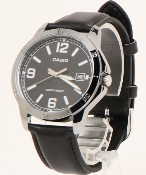 CASIO(カシオ)の「CASIO カシオ / 腕時計 アナログ クォーツ フェイクレザーベルト 日常生活防水 ラウンドフェイス 腕時計 //// MTP L シリーズ(アナログ腕時計・レディース・ブラック×ブラック/シルバー×ブラック/ブラウン/シルバー×ブルー/シルバー系その他/ゴールド系その他/ブラック×シルバー/ブラック系その他/ブラック×ゴールド・FREE)」の2枚目の写真