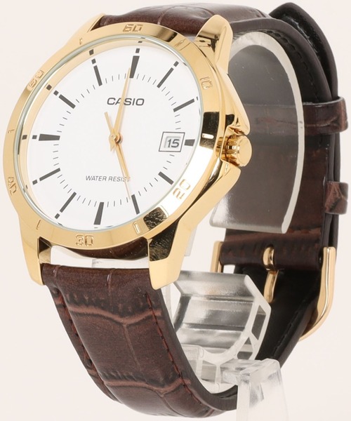 CASIO(カシオ)の「CASIO カシオ / 腕時計 アナログ クォーツ フェイクレザーベルト 日常生活防水 ラウンドフェイス 腕時計 //// MTP L シリーズ(アナログ腕時計・レディース・ブラック×ブラック/シルバー×ブラック/ブラウン/シルバー×ブルー/シルバー系その他/ゴールド系その他/ブラック×シルバー/ブラック系その他/ブラック×ゴールド・FREE)」の9枚目の写真