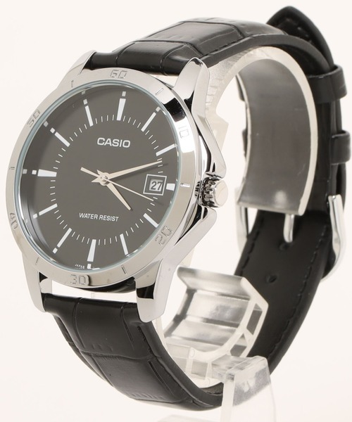 CASIO(カシオ)の「CASIO カシオ / 腕時計 アナログ クォーツ フェイクレザーベルト 日常生活防水 ラウンドフェイス 腕時計 //// MTP L シリーズ(アナログ腕時計・レディース・ブラック×ブラック/シルバー×ブラック/ブラウン/シルバー×ブルー/シルバー系その他/ゴールド系その他/ブラック×シルバー/ブラック系その他/ブラック×ゴールド・FREE)」の4枚目の写真