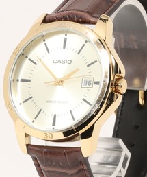 CASIO カシオ / 腕時計 アナログ クォーツ フェイクレザーベルト 日常生活防水 ラウンドフェイス 腕時計 //// MTP L シリーズ