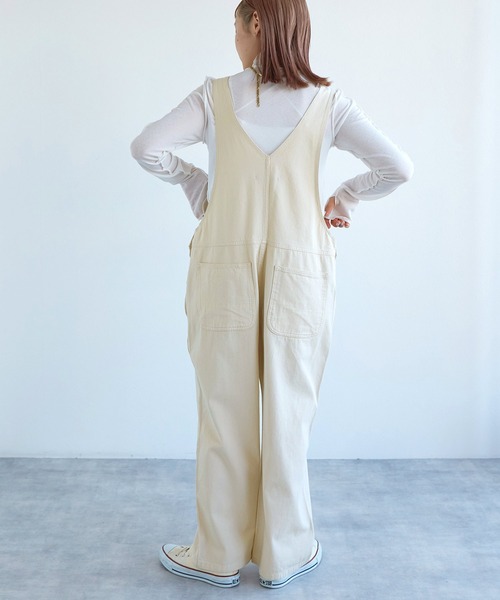 w closet（ダブルクローゼット）の「カラーオーバーオール（サロペット