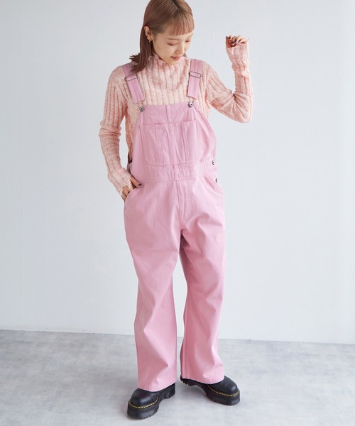 w closet（ダブルクローゼット）の「カラーオーバーオール（サロペット