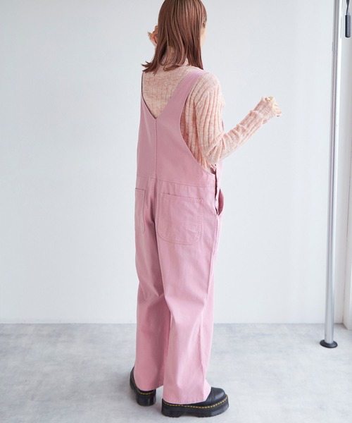 w closet（ダブルクローゼット）の「カラーオーバーオール（サロペット