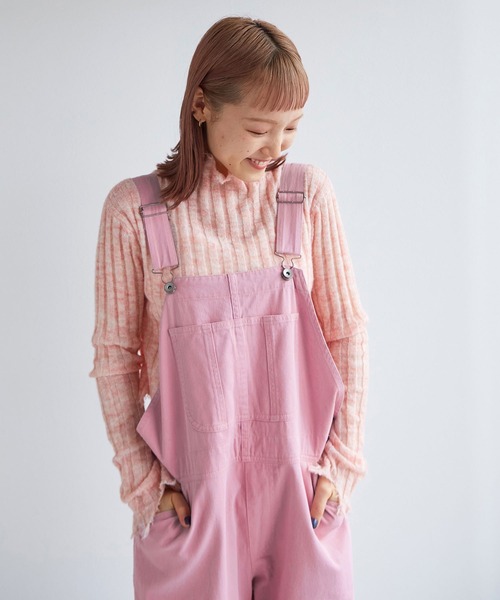 w closet（ダブルクローゼット）の「カラーオーバーオール（サロペット