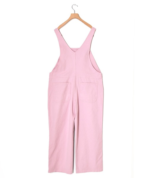 w closet（ダブルクローゼット）の「カラーオーバーオール（サロペット/オーバーオール・レディース・オフホワイト/ピンク・FREE）」の22枚目の写真