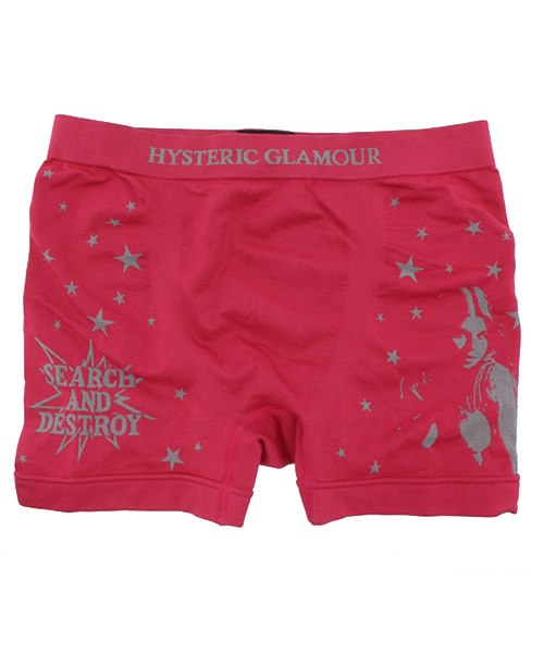 HYSTERIC GLAMOUR（ヒステリックグラマー）の「SEARCH AND DESTROY成形 BOXER BRIEF（ボクサーパンツ・メンズ・ピンク/ネイビー/ブラック・FREE）」の3枚目の写真