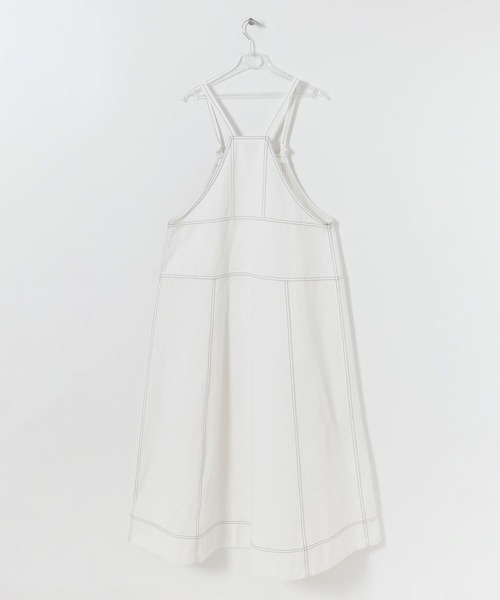 LAATO(ラート)の「APRON CAMI ONE PIECE(ワンピース・レディース・ブルー/ホワイト・FREE)」の5枚目の写真