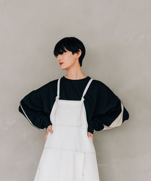 LAATO（ラート）の「APRON CAMI ONE PIECE（ワンピース）」 - WEAR