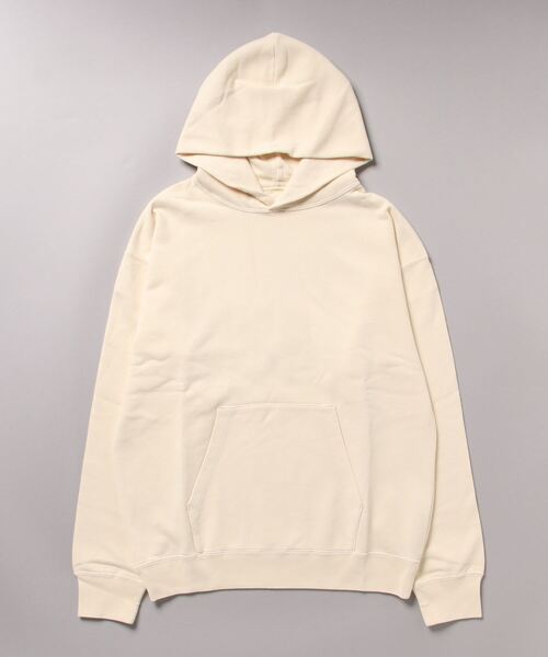 ESTNATION(エストネーション)の「ESTNATION / ガーメントダイUSAコットンフーディー(パーカー・メンズ・チャコールグレー/アイボリー/クリアグリーン・LARGE/MEDIUM)」の8枚目の写真