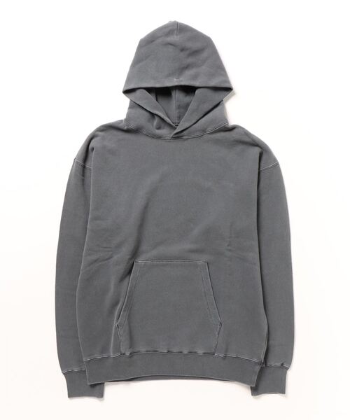 ESTNATION(エストネーション)の「ESTNATION / ガーメントダイUSAコットンフーディー(パーカー・メンズ・チャコールグレー/アイボリー/クリアグリーン・LARGE/MEDIUM)」の9枚目の写真