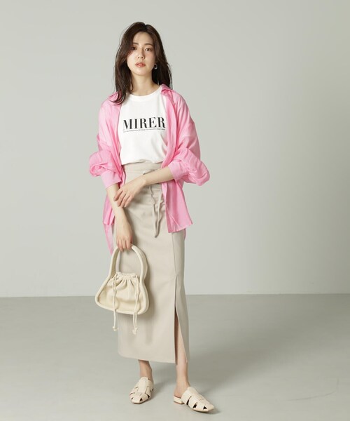 FREE'S MART（フリーズマート）の「◆ニットバッグ（トートバッグ・レディース・ホワイト/ブラック・ﾌﾘ-）」の17枚目の写真